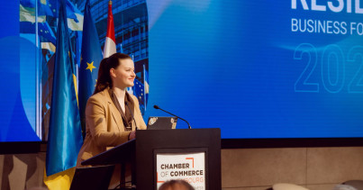 Ольга Зикова на бізнес-форумі Ukraine Resilience у Люксембурзі: Українська фінансова система зберігає передбачуваність в умовах невизначеності