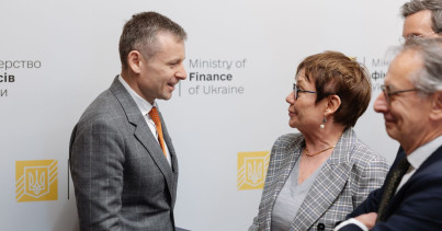 Міністр фінансів Сергій Марченко та Президентка ЄБРР Оділь Рено-Бассо у Києві обговорили підтримку енергетичного сектору та підготовку до наступного опалювального сезону
