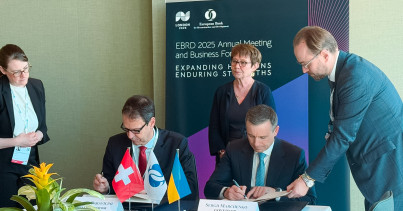 Switzerland to finance Ukraine’s contribution of €6.4 million for the subscription to additional EBRD shares – Memorandum signed